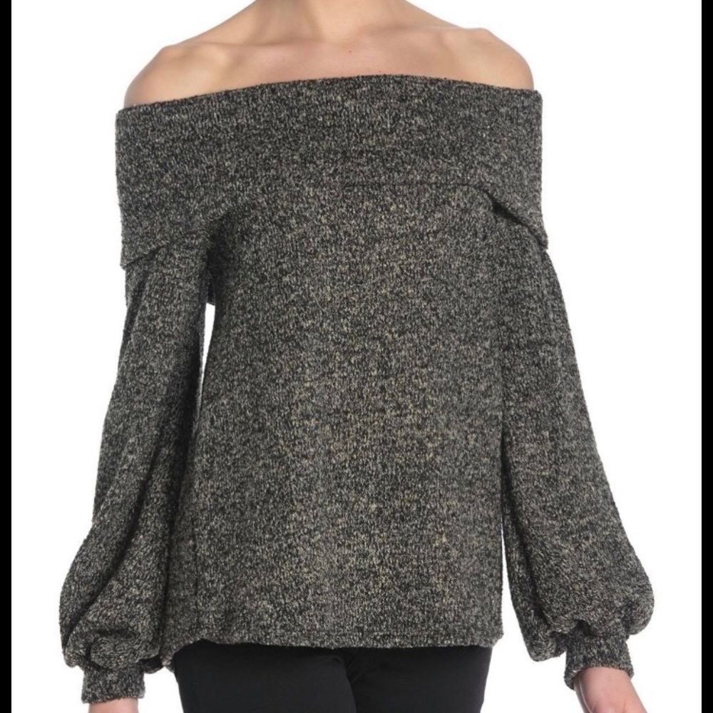 Blu Pepper Off the Shoulder Sweater